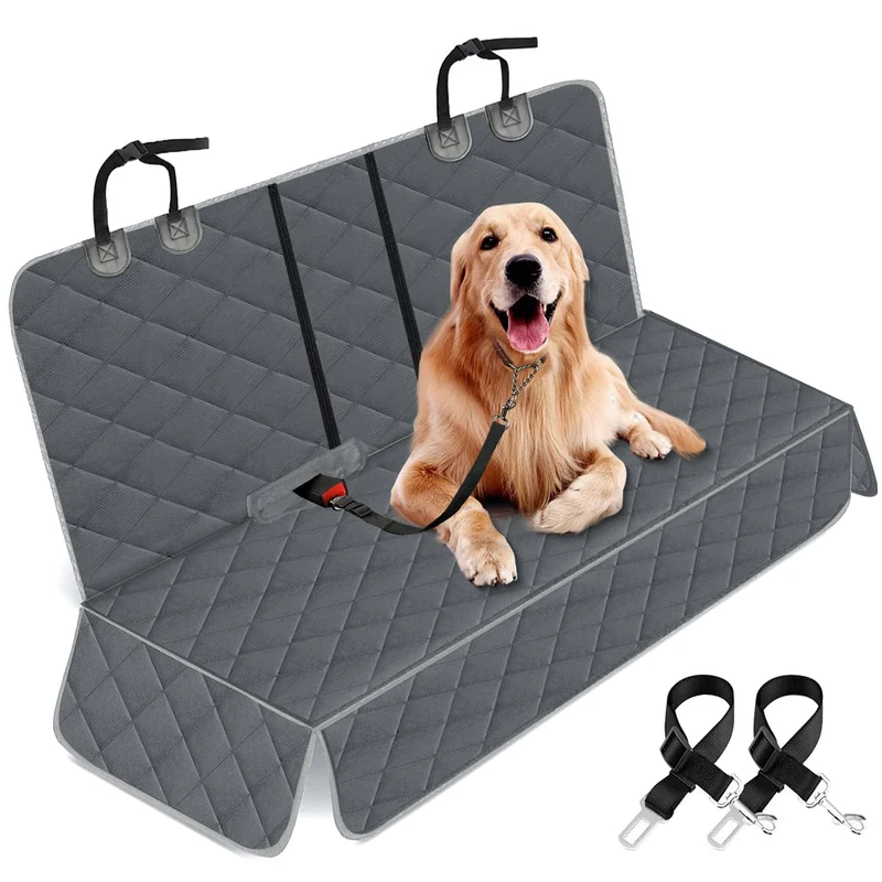 Yuntec Couvre-Siège Arrière Chien Imperméable et Antidérapant – Compatible avec la plupart des véhicules