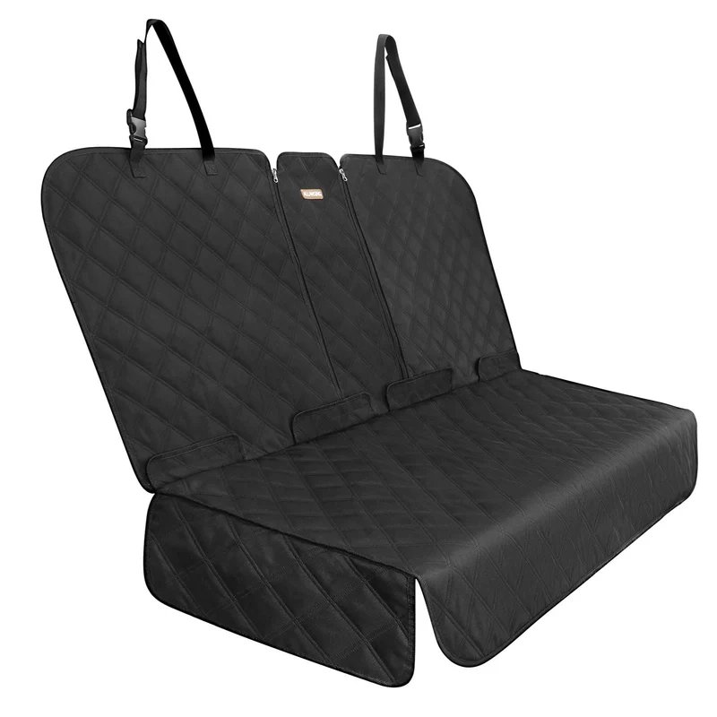 ALLANSING Housse de Siège Arrière – Grand SUV/Camion, Étanche 900D, Anti-Dérapante, Protège-Siège Durable et Facile à Nettoyer (Noir)