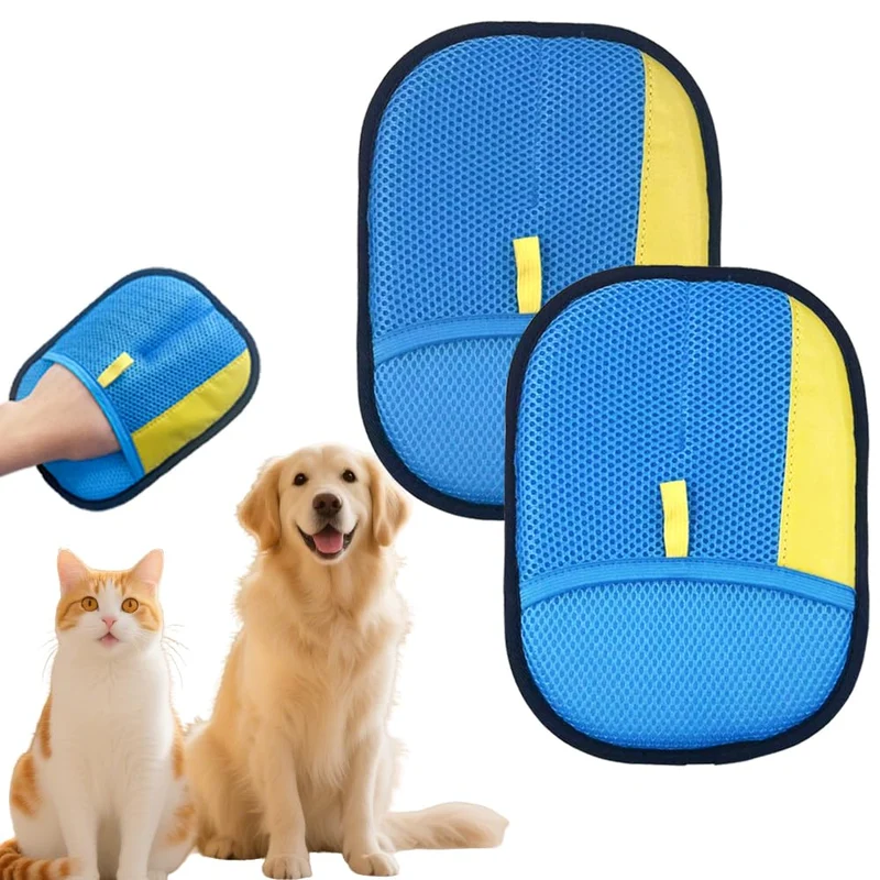 CAIBAO Gants Anti-Poil Pour Chats & Chiens – Nettoyage Électrostatique Lavable