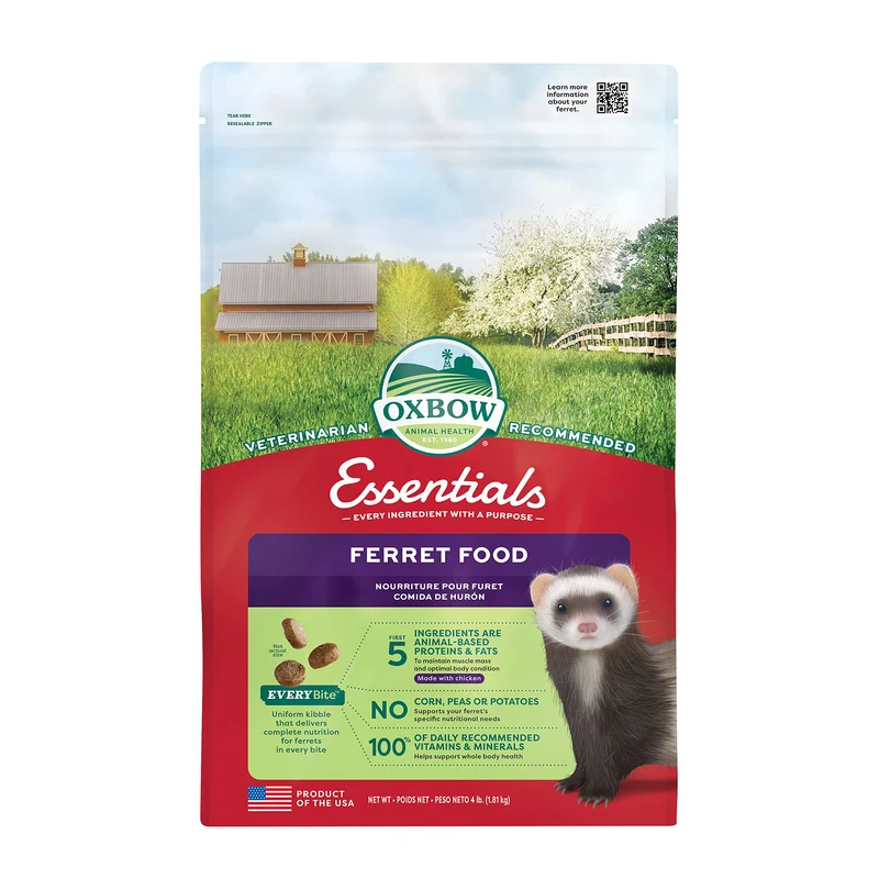 Oxbow Essentials Nourriture pour Furet – Protéines élevées, Sans céréales, 4 lb