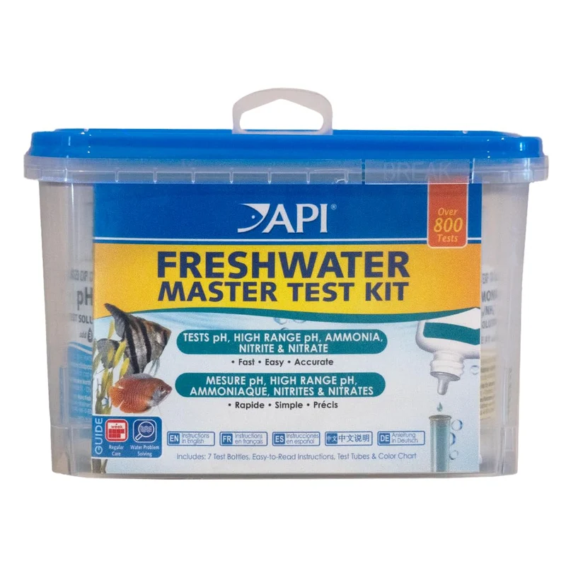 API Freshwater Master – Kit de test 800 tests pour eau douce