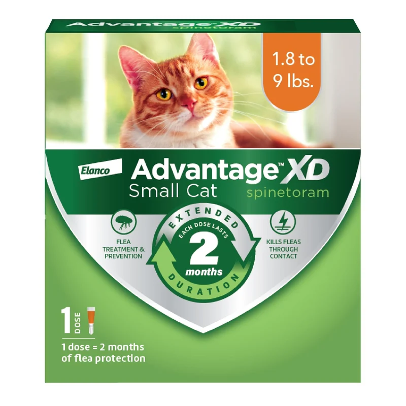 Advantage XD Petit Chat 1,8–9 lb | 2 Mois par Dose