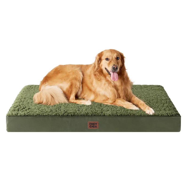 EHEYCIGA Lit Orthopédique XL pour Chiens Extra-Larges | Housse Amovible Lavable 44x32