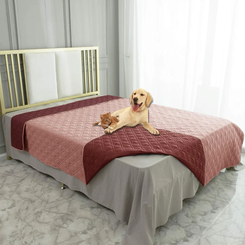 Ameritex Housse Imperméable pour Chien – Couverture Réversible pour Canapé et Meubles