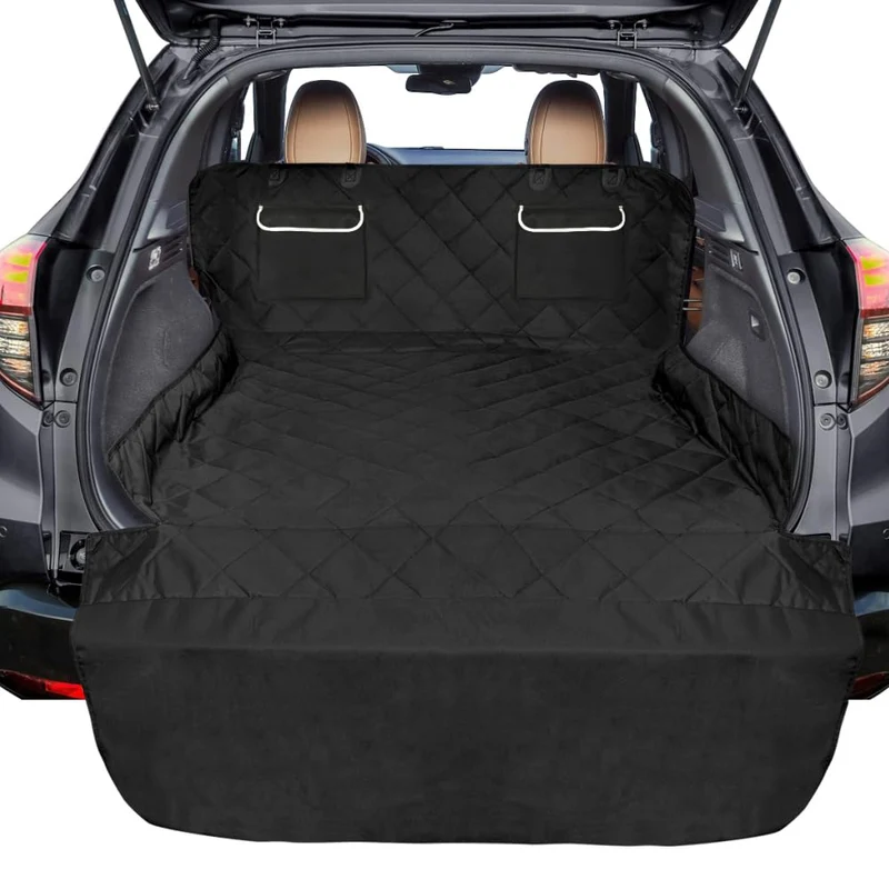 F-color Couvre-Coffre SUV pour Chiens — Imperméable, Antiderapant, Grand Format (60 × 40 pouces) avec 2 Poches