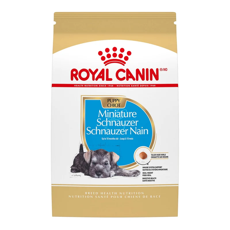 ROYAL CANIN Nutrition Santé par Race — Miniature Schnauzer Puppy Croquettes sèches pour chiot, 2,5 lb