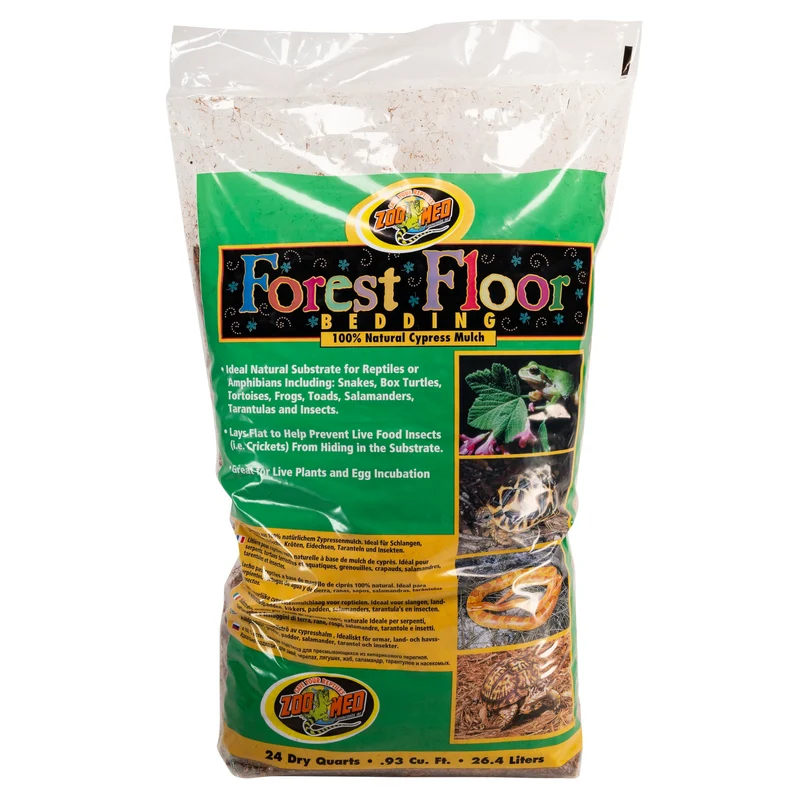 Zoo Med Substrat Sol Foret — Litière naturelle pour terrarium et humidité durable