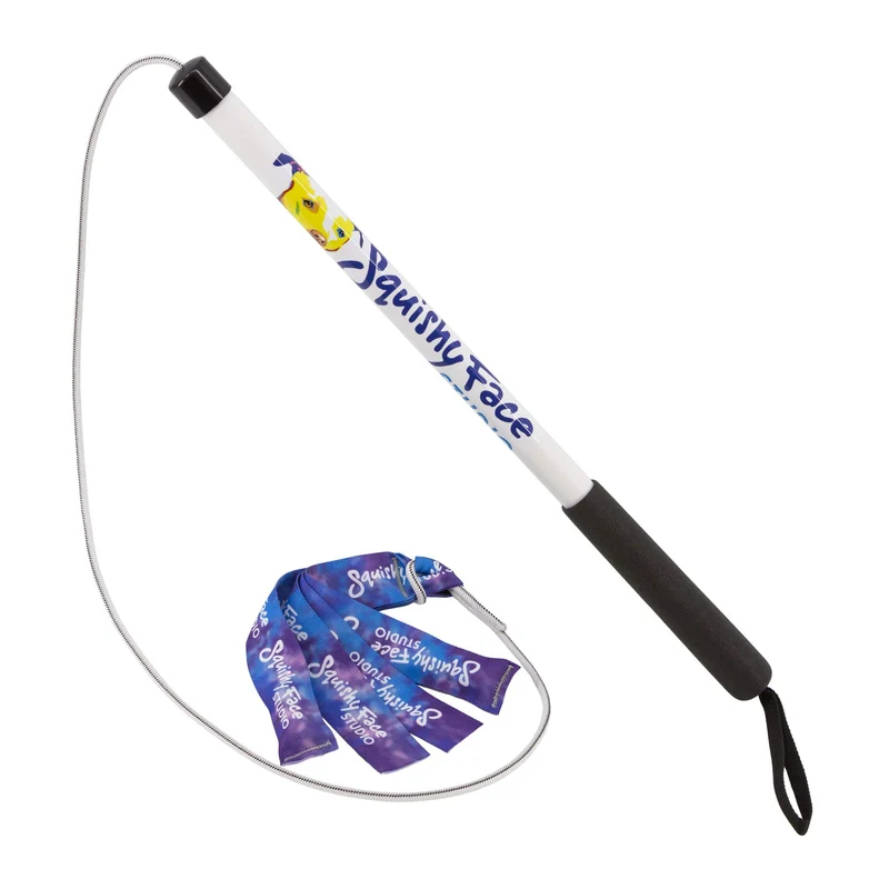 Squishy Face Studio Flirt Pole V2 avec Lure – Jouet Canin Durable 24 po Pour Entraînement