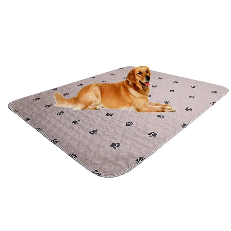 SincoPet Tapis Potty Lavables 41x41 – Pack de 2, Grand Format, Imperméables, Gants Toilettage Chiens