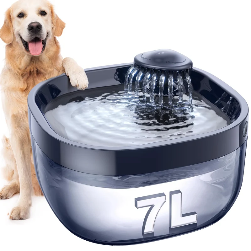 FEELNEEDY Fontaine d'eau 7L pour chien – Distributeur silencieux FN-W05 bleu