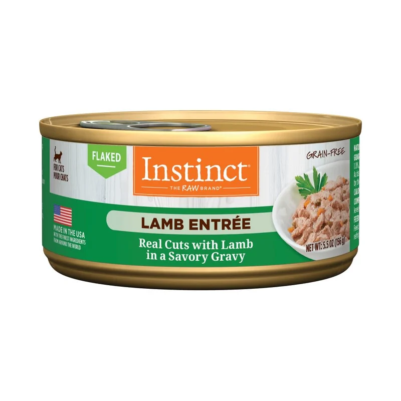 Instinct Flaked Entrée en conserve – Agneau, 5,5 oz (Pack de 12)