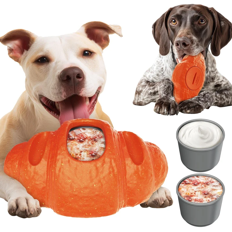 DAMDANLUNO – Lot de 2 Jouets Croissant pour Chiens Agressifs