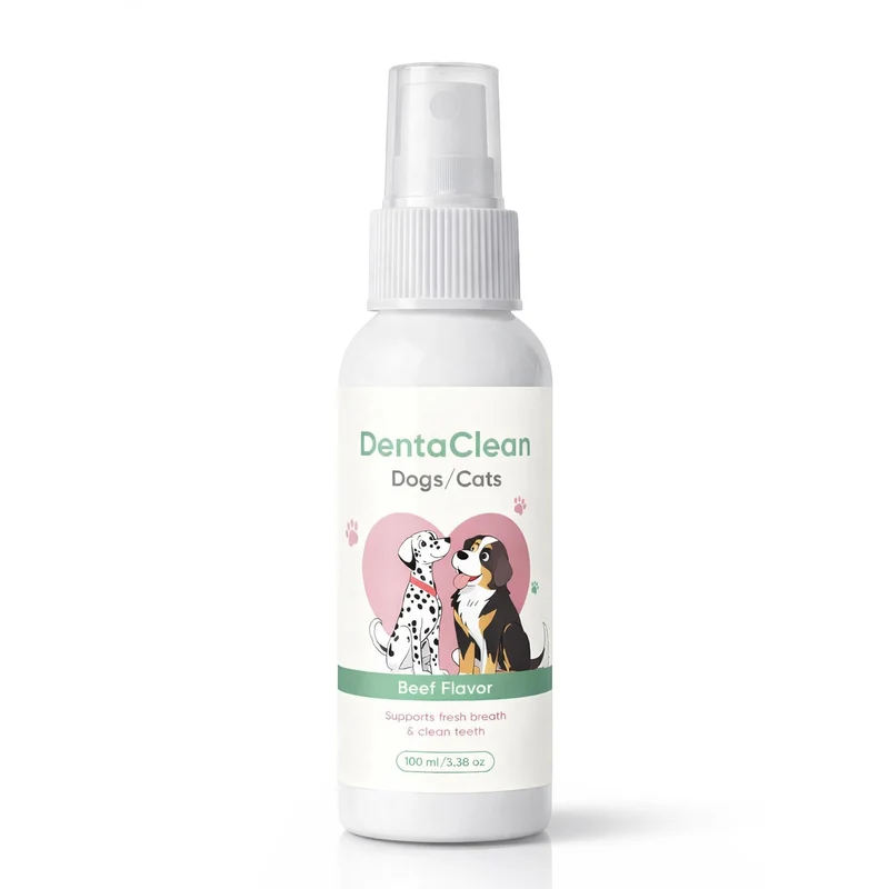 WEERSHUN Dentaclean Spray pour chiens et chats — Haleine fraîche, réduction de la plaque, sans brossage | 100 ml