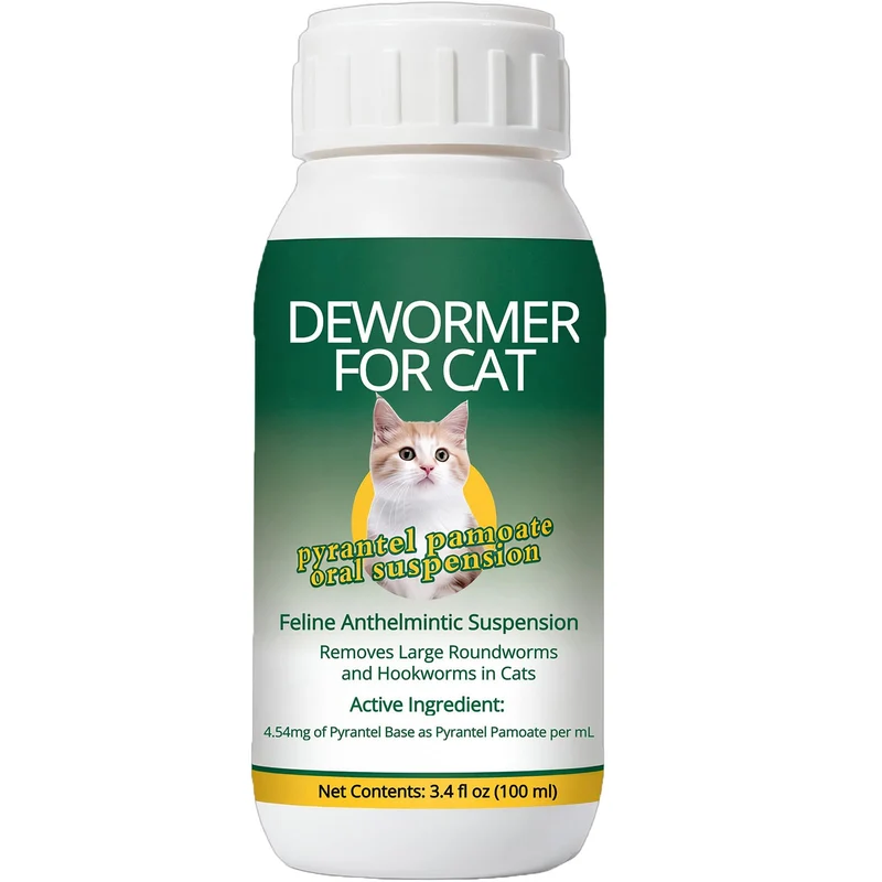 Euphea Vermifuge Pyrantel Pamoate pour Chats et Chatons – 100 mL