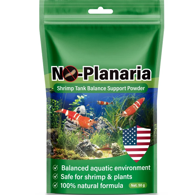 SHUNNIUB Poudre Balance – Anti Planaria & Hydra pour Aquarium Crevettes, 50 g