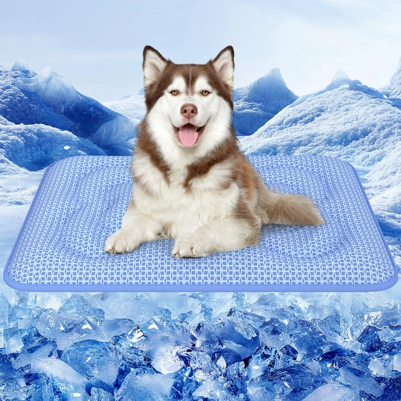 Rywell Tapis Refroidissant Chien 36x27 – Arc-Chill 3.0, Couleur Changeante et Confort Durable