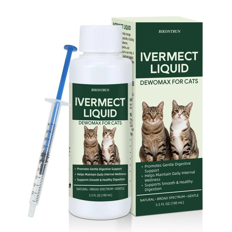 BiKontrun Dewomax – Liquide Digestif pour Chats, Soutien intestinal doux (3,5 fl oz)
