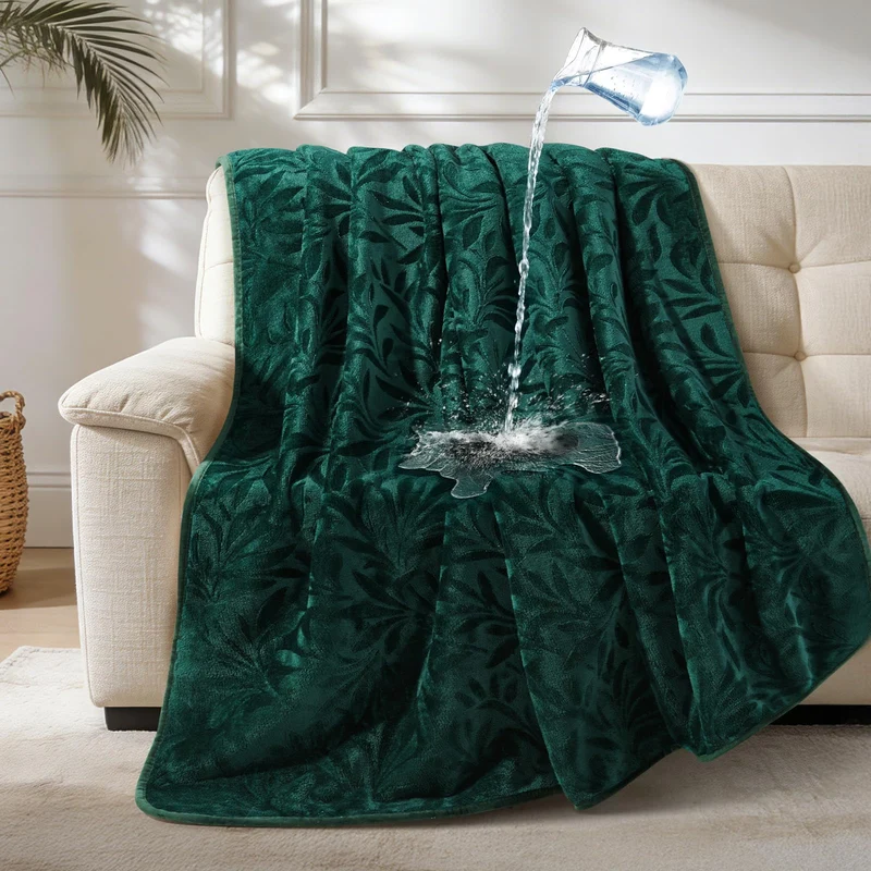 LOOBANI Couverture Imperméable pour Canapé 50x60 – Flanelle Douce et Double Face