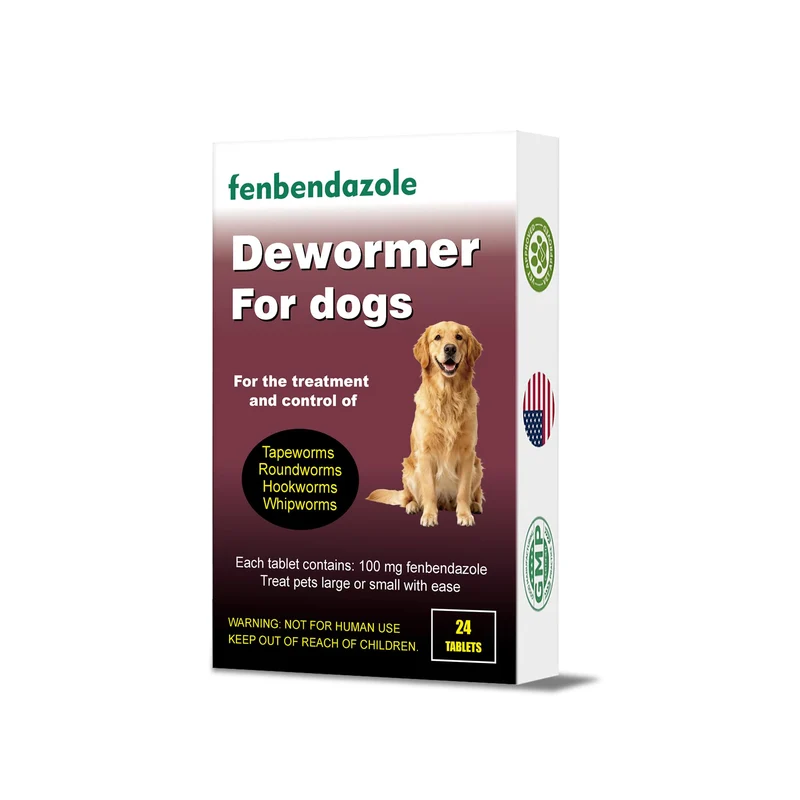 Woaitme Vermifuge pour Chiens — Fenbendazole pour tous les vers (24 comprimés)