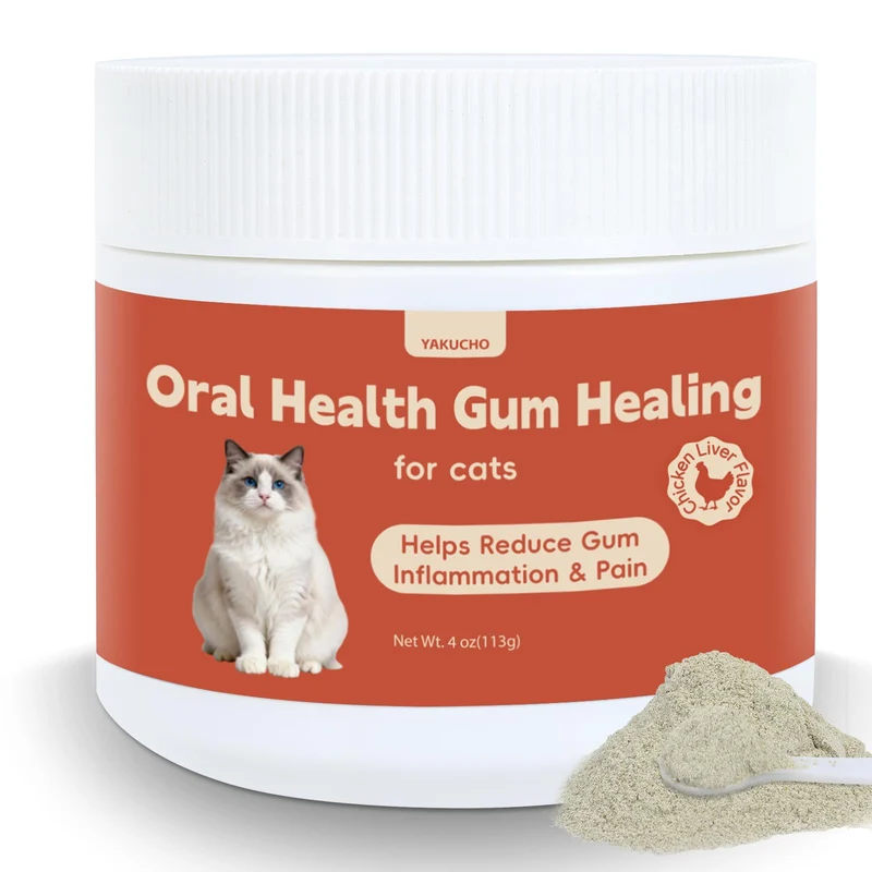 Yakucho Soin Gingivite Chats — Santé des gencives et soin buccal naturel