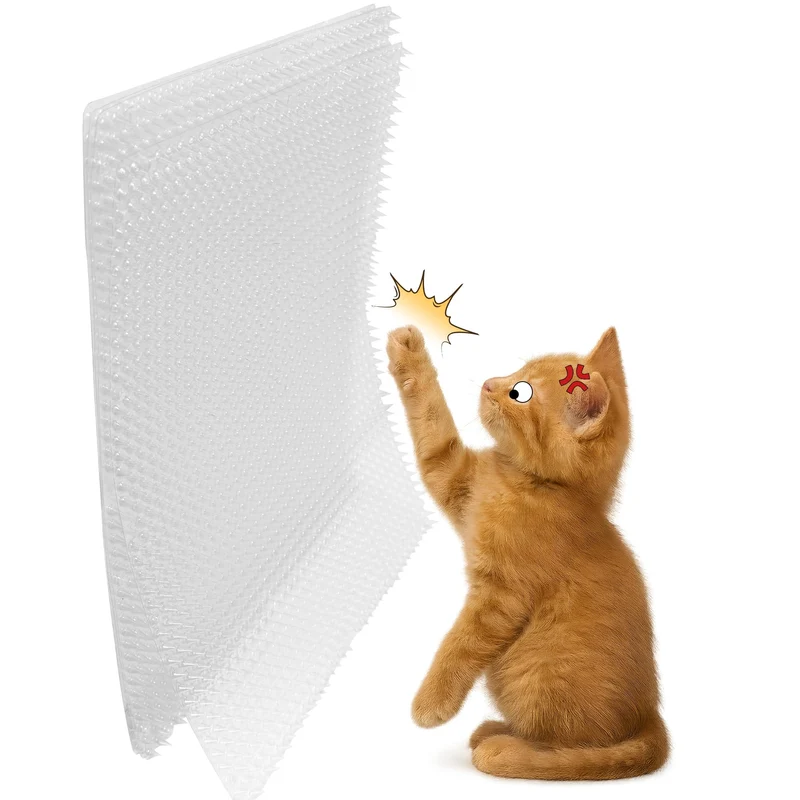 KOKMEYA Tapis dissuasion pour chats – 24 pièces, 13 x 16 pouces