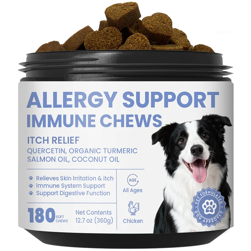 Pawfect Vita – Friandises Allergie Chien, Soin Peau & Digestion (180 ct)