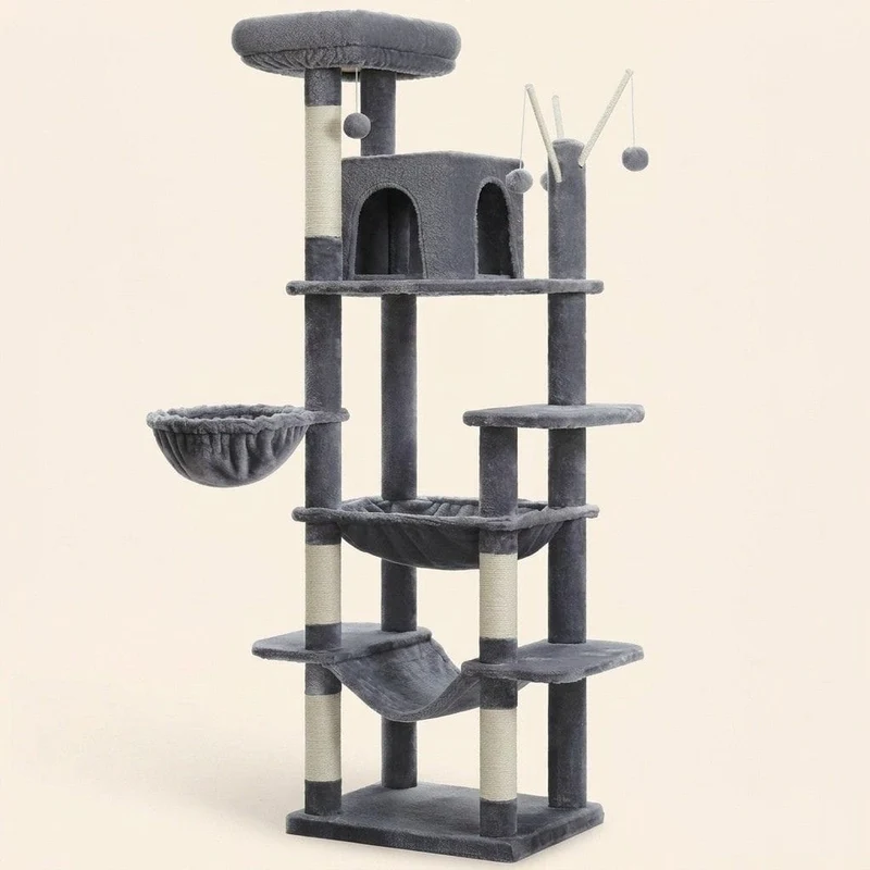 Grand arbre à chat maine coon — Orochi