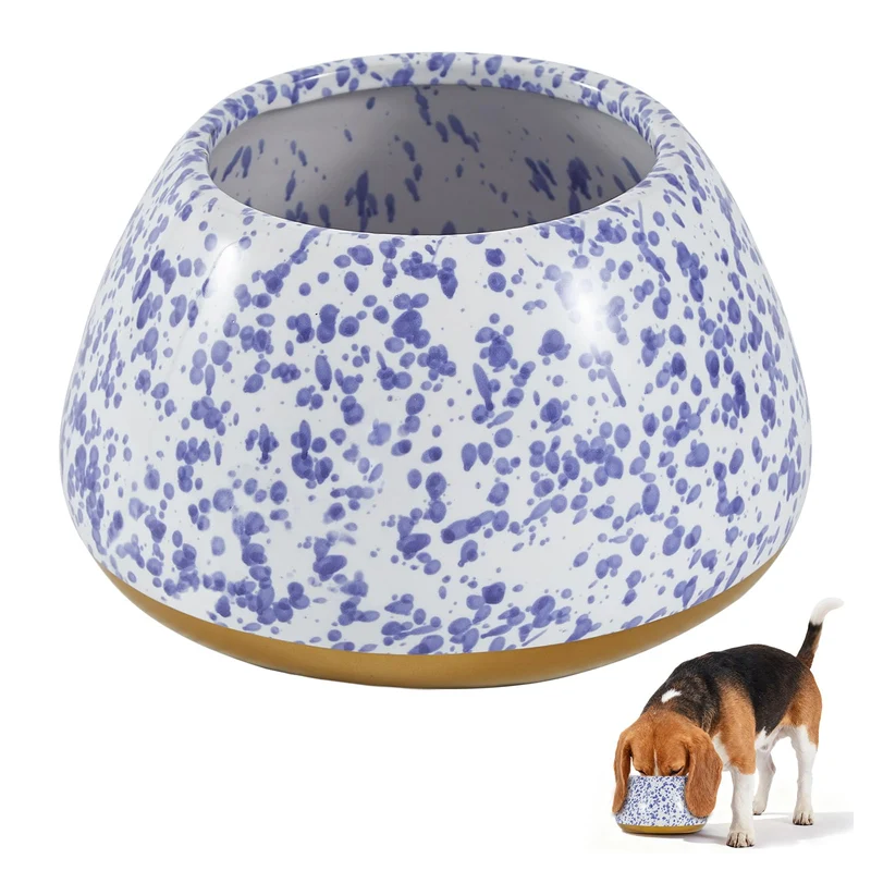 Amcortn Gamelles en Céramique pour Chiens à Longues Oreilles – Sans Éclaboussure