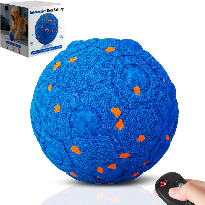 Newget Balle Interactive pour Chien avec Télécommande – 3 Modes