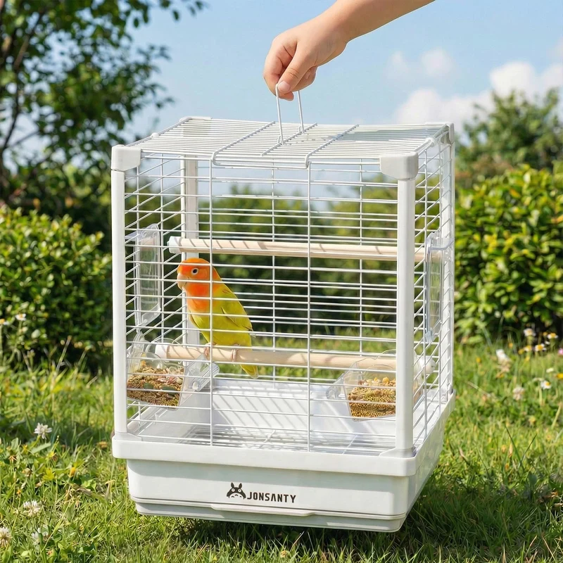 Cage d'oiseaux portable 14,6 pouces — JONS NTY, voyage et visites chez le vétérinaire