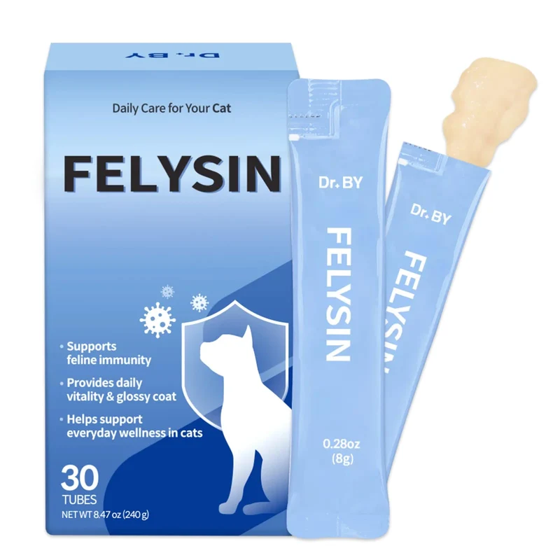 Doctor By FELYSIN L-Lysine pour Chats – Soutien Immunitaire et Respiratoire, 30 sticks