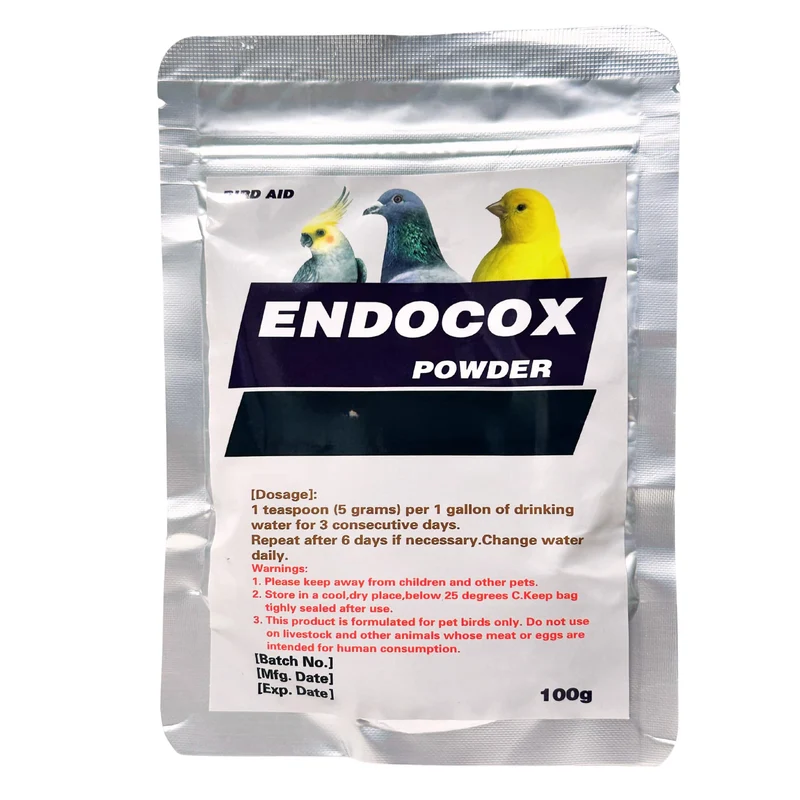 Endo-COX Poudre Médicament pour Pigeons et Petits Oiseaux | Crown Pet Supplies