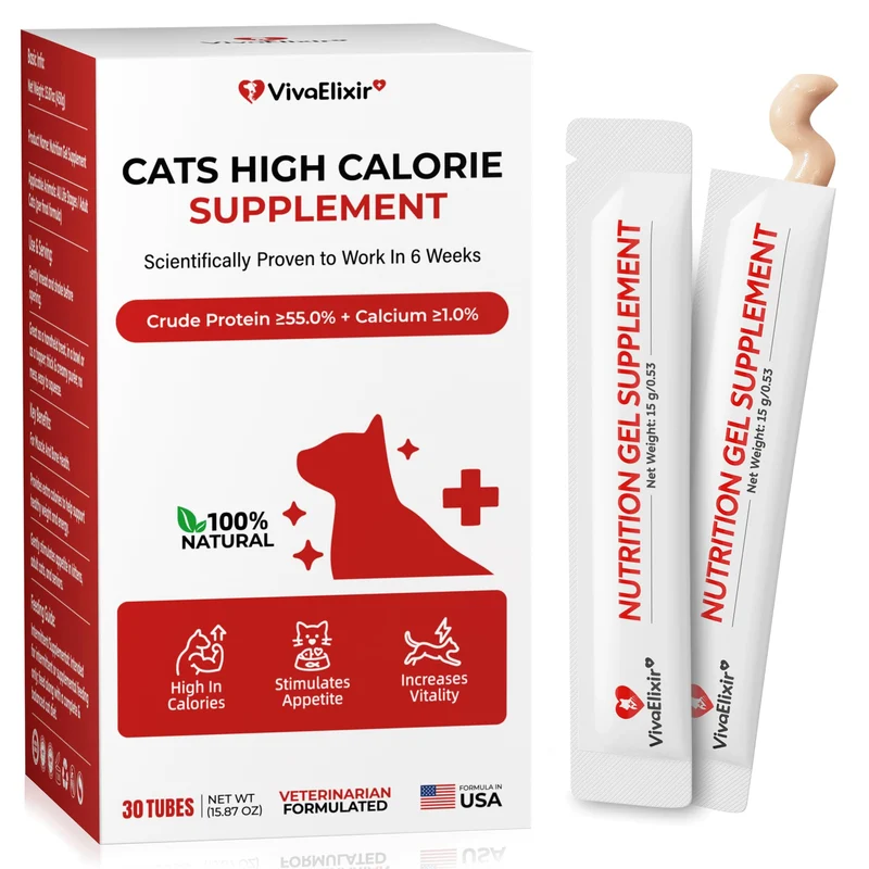 VivaElixir – Pâte Nutrition Haute Calorie pour Chats – Gain de Poids et Appétit
