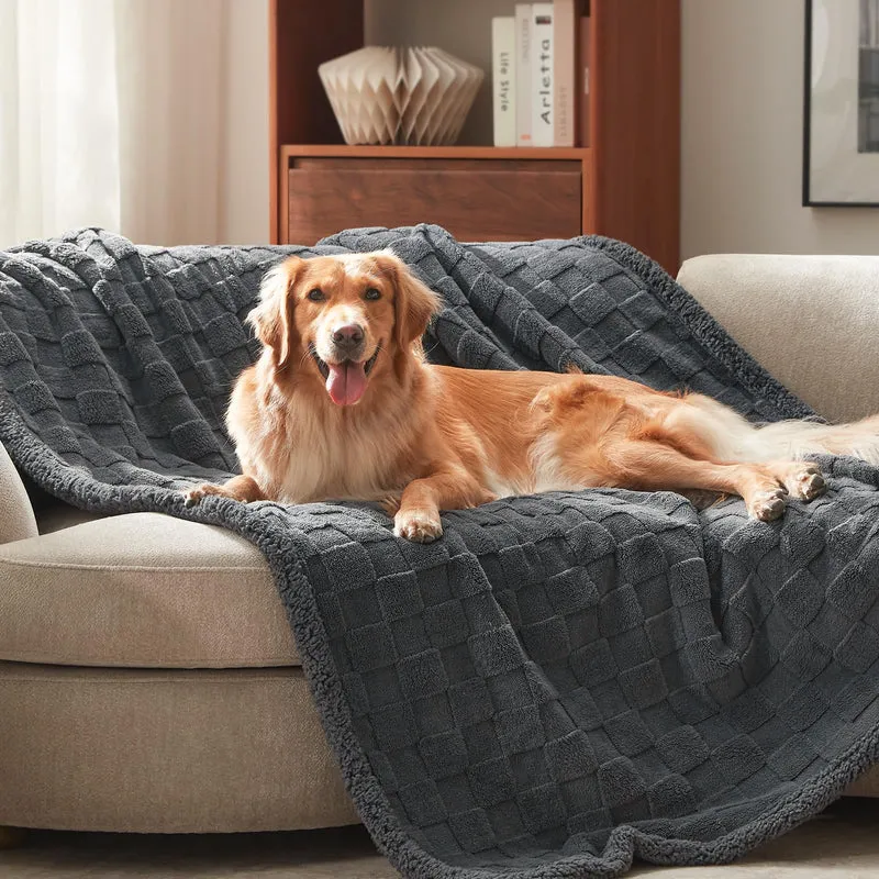 GASUR Couverture Imperméable pour Chiens de Grande Taille 50x60, Gris