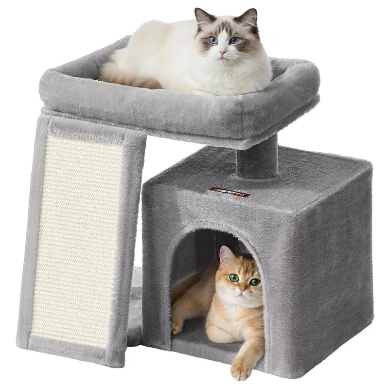 Feandrea Petit Arbre à Chat – Tour Condo, Grattoir et Grand Perchoir, Caverne (UPCT010GD02S)