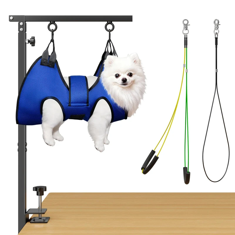 Aetherika – Table de toilettage pour chien pliable avec bras réglable 28-41 pouces