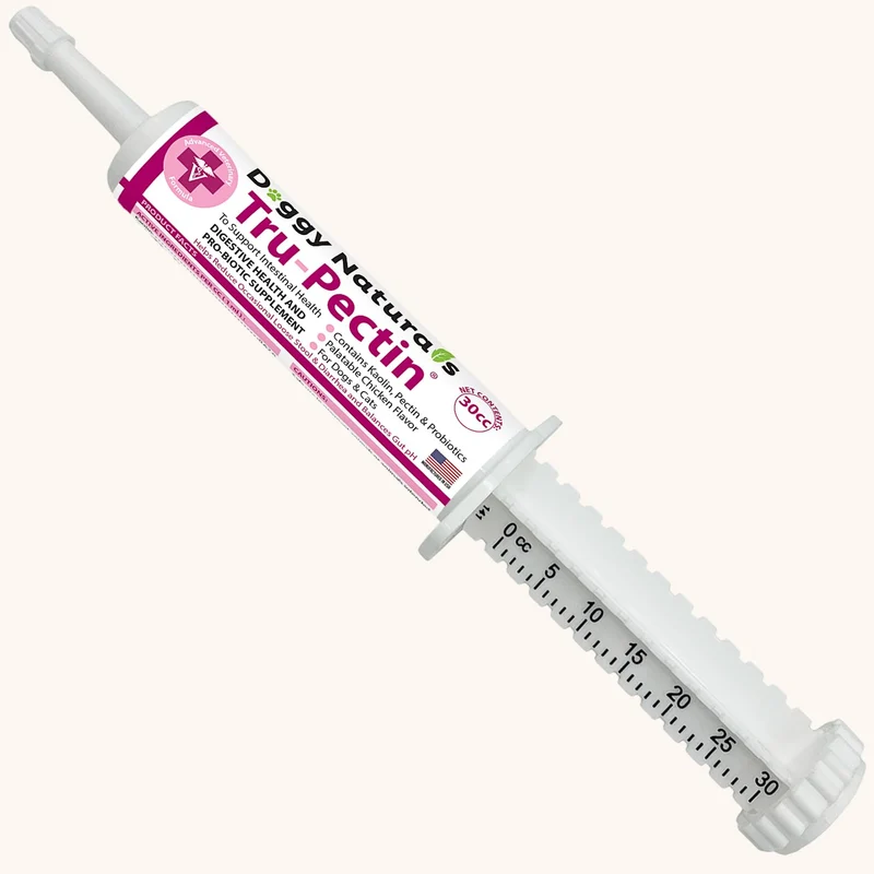 Pet Health Pharma Tru-Pectin Pâte Orale Anti-Diarrhée – Saveur Foie de Poulet – Chiens et Chats – 30cc