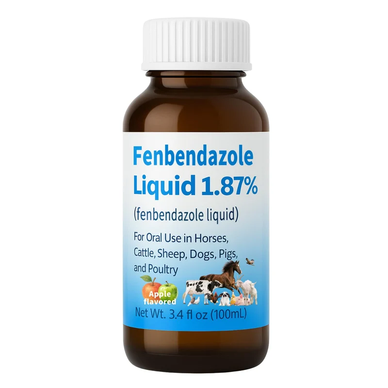 BESLKB Soin digestif à base de fenbendazole pour chevaux et volailles