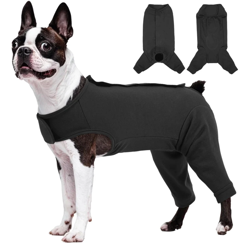 Kuoser Vetement Chirurgical Chien – Protection Pattes Arrieres et Abdomen