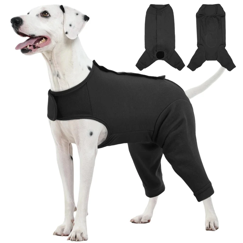 Kuoser Vêtement de récupération pour chien – Pattes arrière, anti-léchage, post‑opératoire