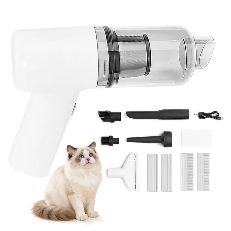 PAKEWAY — Aspirateur portatif anti-poils pour animaux | Nettoyage rapide canapé et vêtements