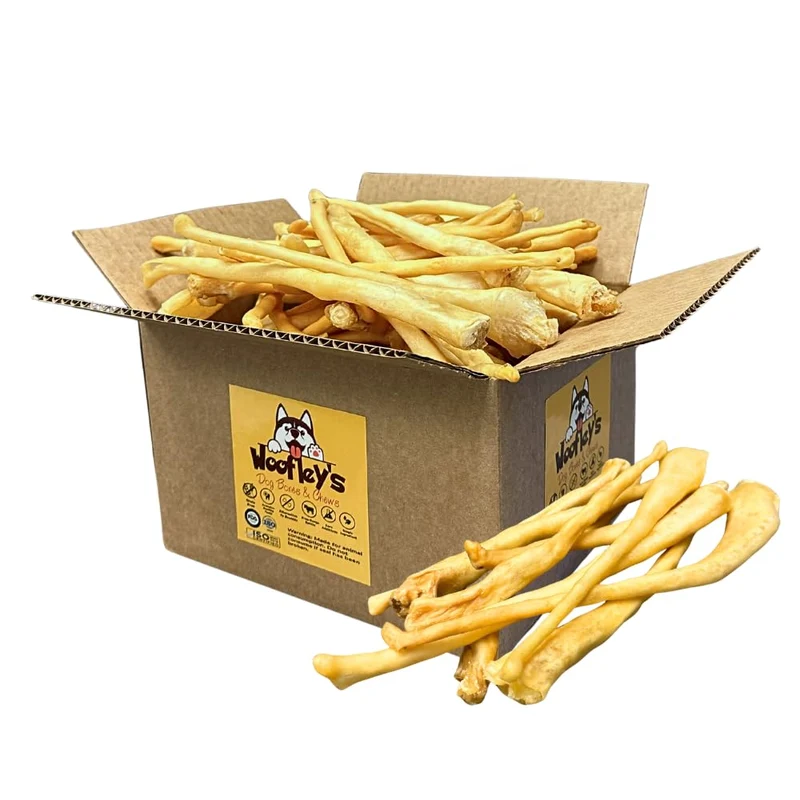 Woofley's Queue d'agneau – Os à mâcher pour chiens (50 pièces) – Sans éclats