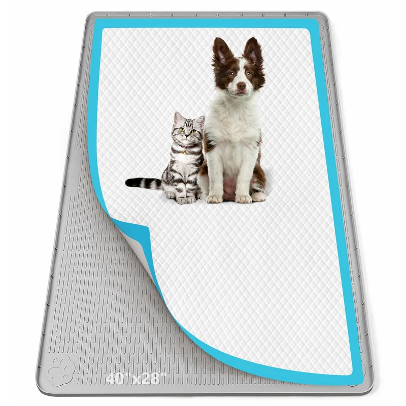 Bartuke - Support Tapis d'Apprentissage en Silicone 40x28 cm, Étanche et Antidérapant