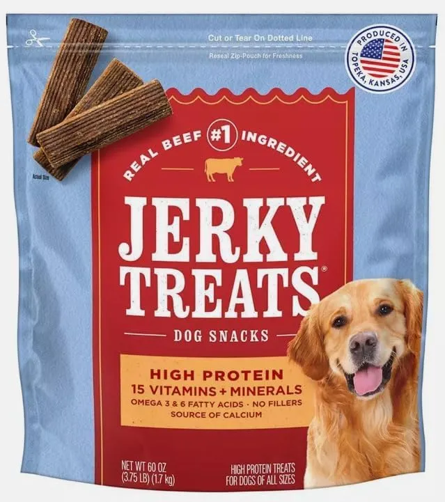 Friandises Jerky Boeuf Américain pour Chien – Sachet 60 oz
