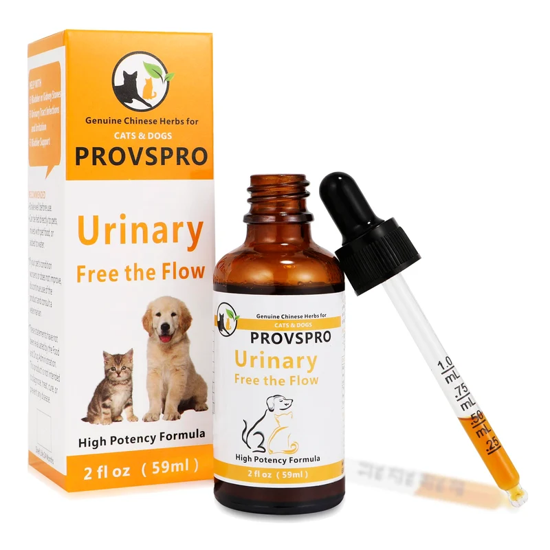 ProvSpro – Soin pour cristaux et pierres urinaires chez chiens et chats, soutien du flux urinaire, 2 fl oz (59 ml)