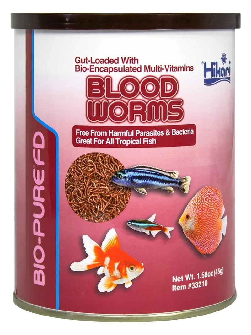 Hikari Bio-Pure – Vers de sang lyophilisés pour animaux, 1,58 oz