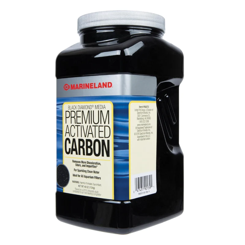 Marineland Black Diamond Charbon Actif Premium 40 oz – Filtration Chimique