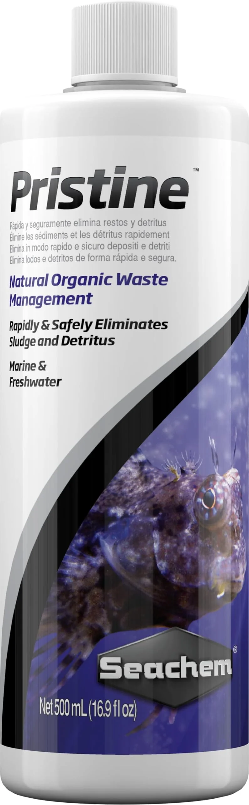 Seachem Pristine – Traitement d'aquarium 500 ml (001438)