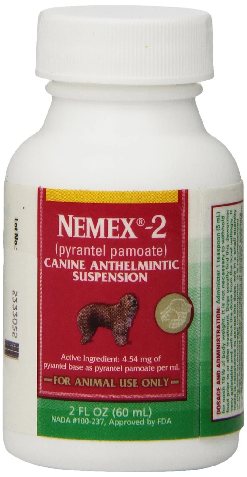Nemex-2 Vermifuge 2oz – Pfizer | Vers ronds et ankylostomes chez les chiens