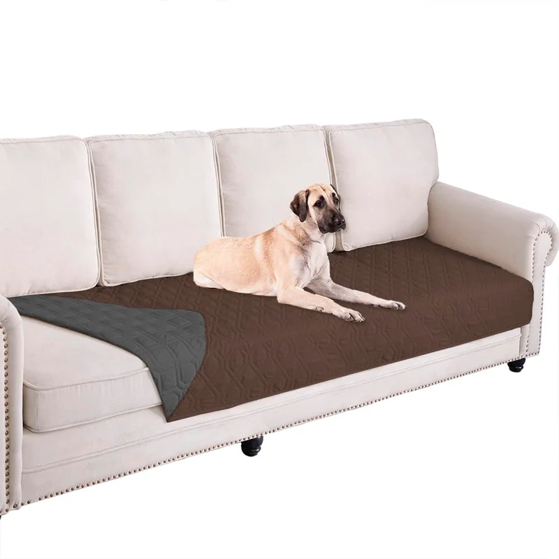 Ameritex Housse Imperméable pour Meubles - Couverture Réversible pour Canapé et Lit